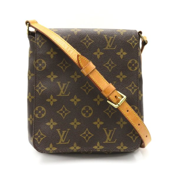 LOUIS VUITTON Musette Salsa Short Shoulder Bag M51258 Monogram Used LV - Picture 1 of 12
